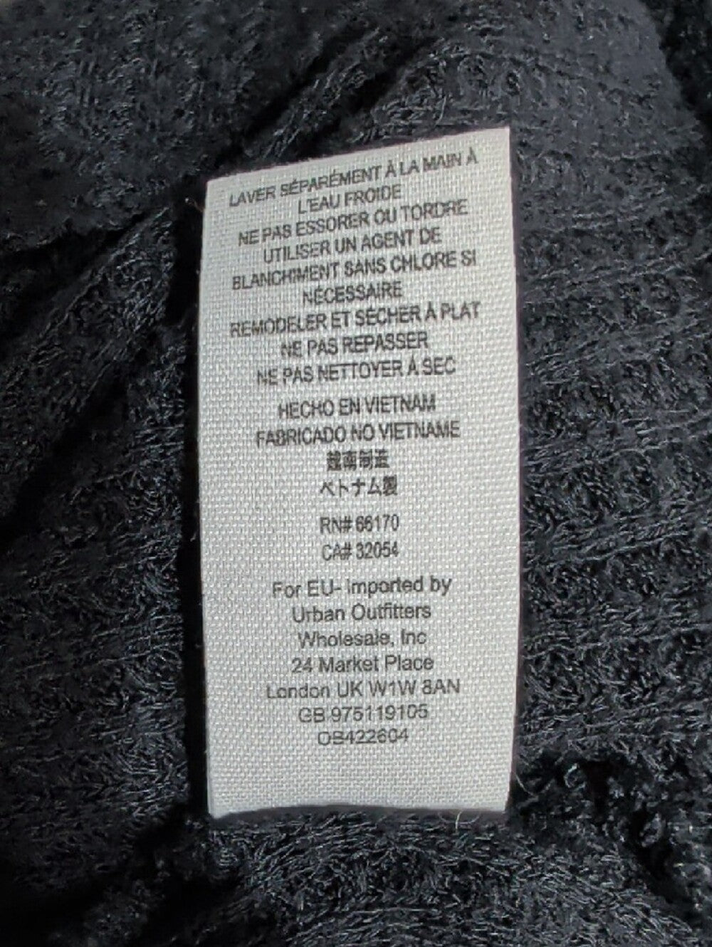 We The Free Black Ribbed Cowl Turtleneck Sweater Medium