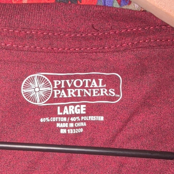 Men's Maroon Graphic Tee - Sarcasm Design Large