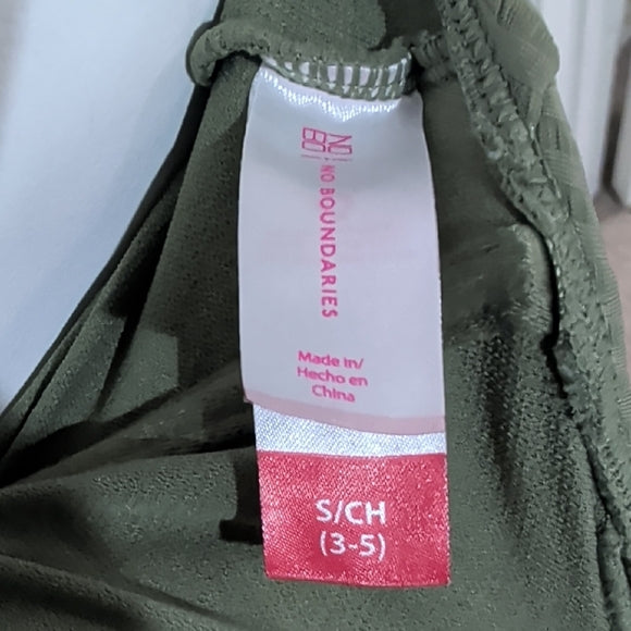 No Boundaries Forest Green Swimsuit Women's Small