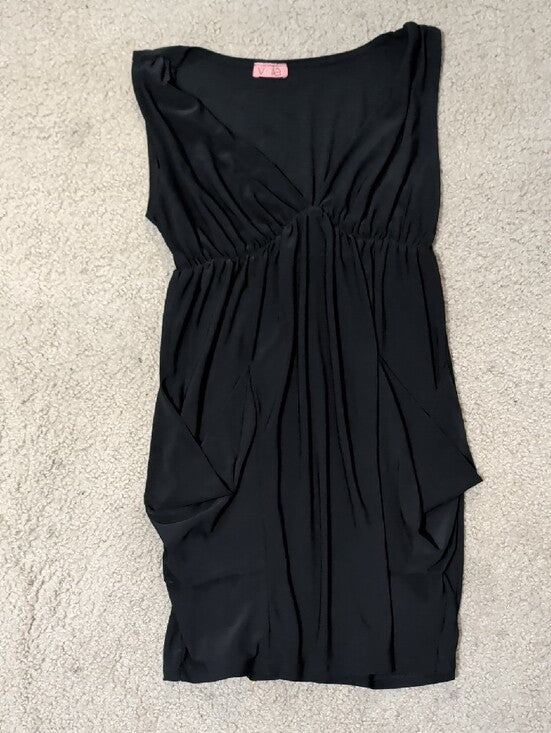 Viola Y2K Black V-Neck Sleeveless Blouse Women's M/L
