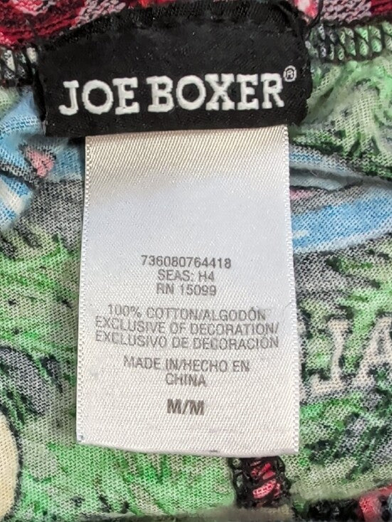 Joe Boxer Holiday Smiley Pajama Pants - Red, Blue, Yellow, Green - Men's Medium