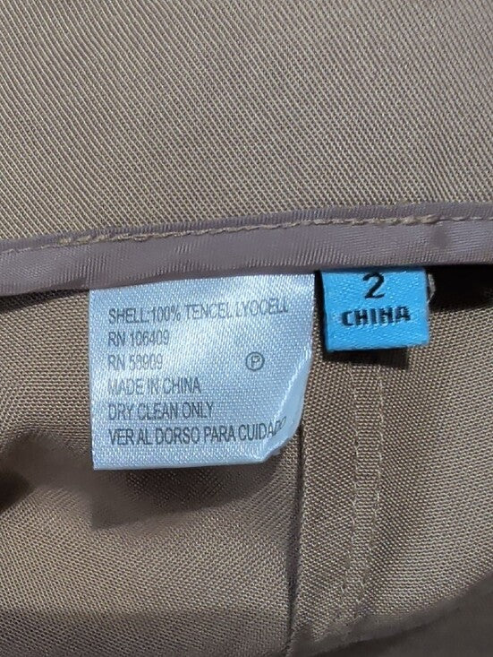 ANTONIO MELANI High-Waist Wide Leg Pants in Tan Women's 0