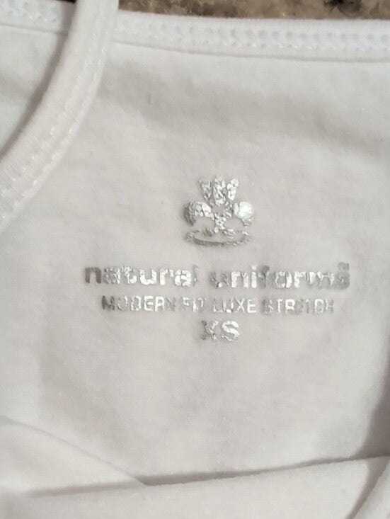 Natural Uniforms White Slim Fit Camisole Tank Top XS