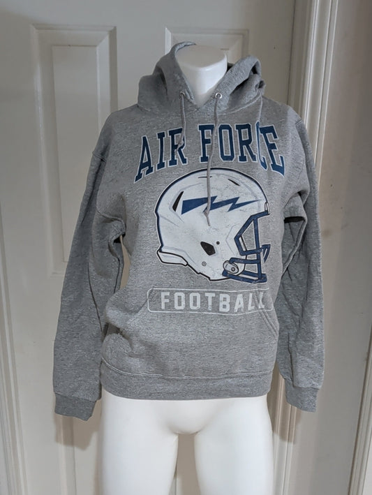 Air Force Football Gray Hoodie Sweatshirt Women's Small