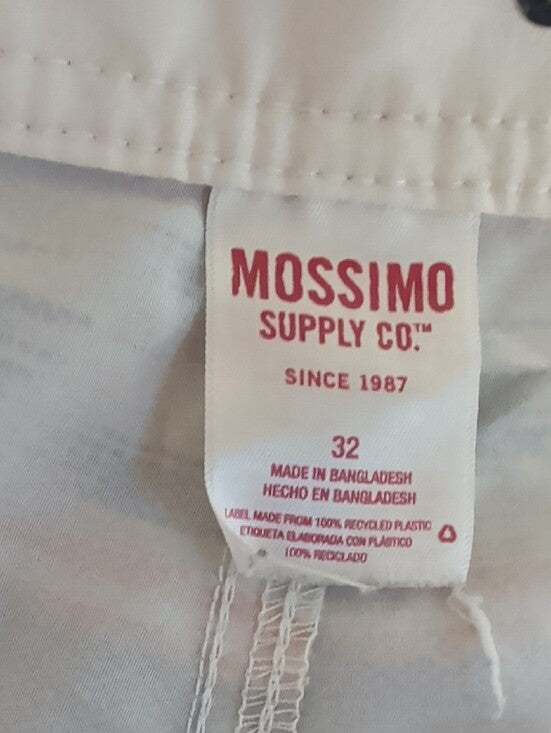 Mossimo Men's Patterned Coral and Blue Board Shorts 32