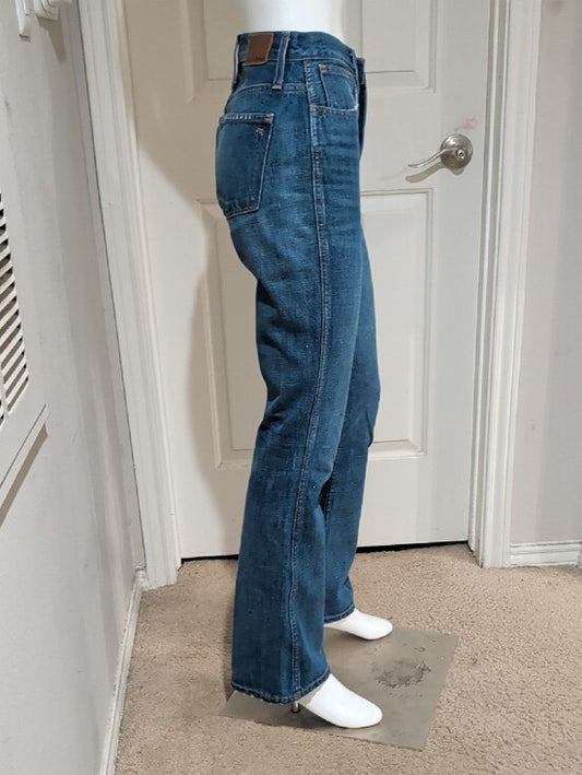 Madewell Indigo Bootcut Jeans Women's 26T New