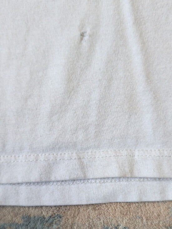 Polo by Ralph Lauren White Short-Sleeve Tee w/ Multicolor Patch Letters Girls Lg