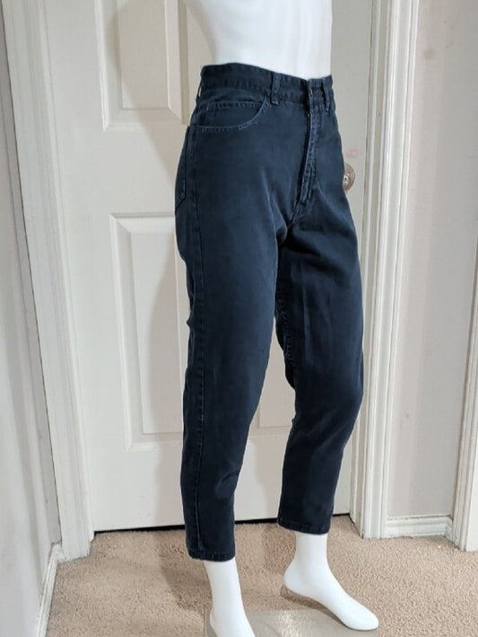 Vintage Guess By Georges Merciano Navy Blue Slim Straight Jeans Women's 31 1990s