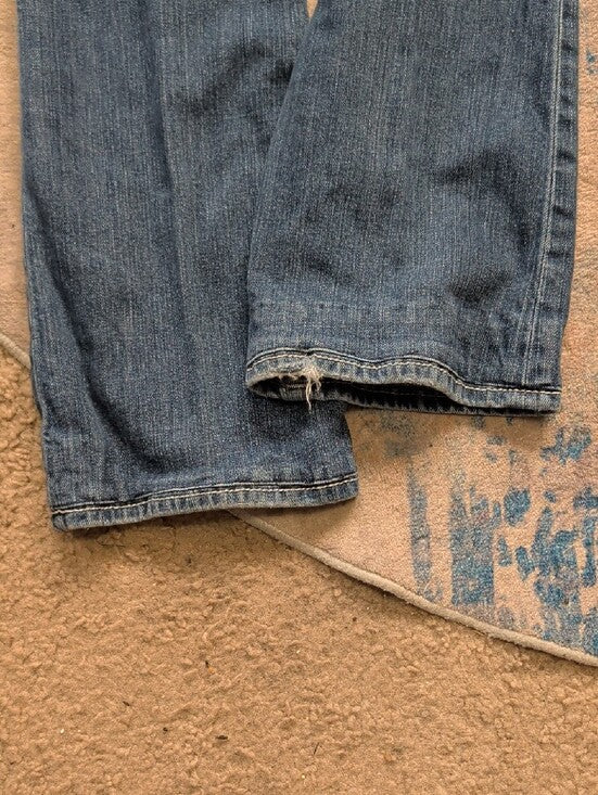 VTG True Religion Women's Blue Ultra Low-Rise Bootcut Jeans Retro Y2K Women's 25