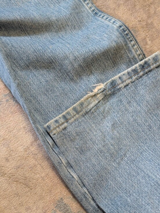 Wrangler 20X Light Blue Straight Leg Jeans - Classic Fit - Men's 36"X38"