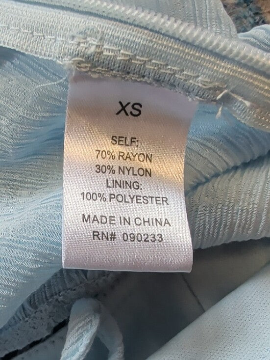 La Hearts Light Blue Ruffle Strap Tie-Front Camisole Women's XS