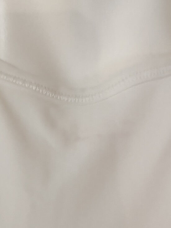 Lululemon Women's White Performance Mesh Tank Top Medium (6-8) US
