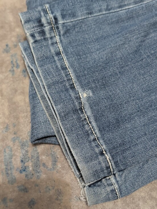 Stetson Wide-Leg Flare Jeans in Medium Blue Wash Women's 6 US