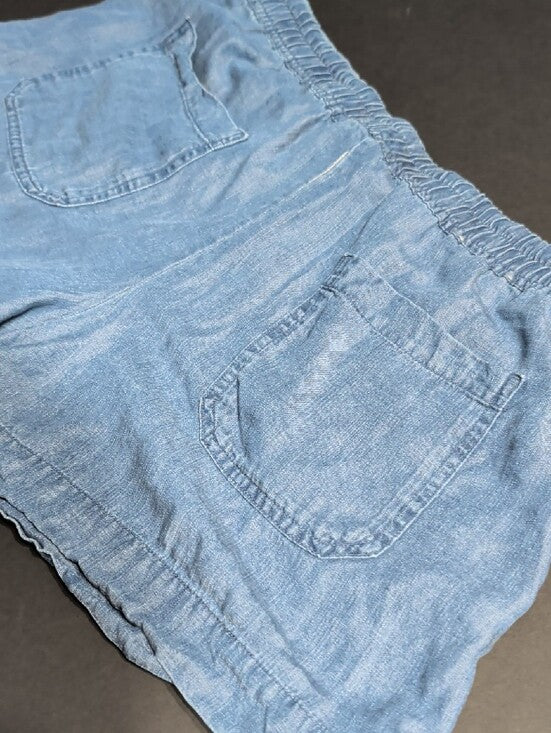 Hilary Radley Navy Blue Lightweight Drawstring Casual Shorts Women's Large