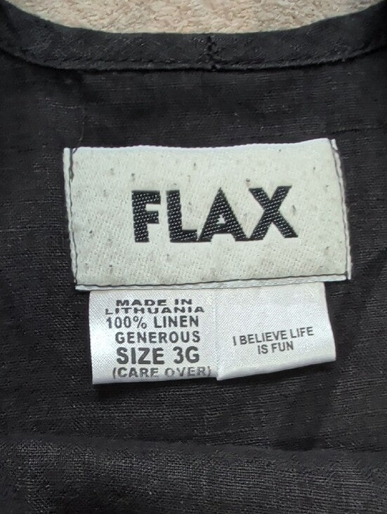 FLAX Black Chiffon Overlay Maxi Dress (2-Piece) Women's 3G