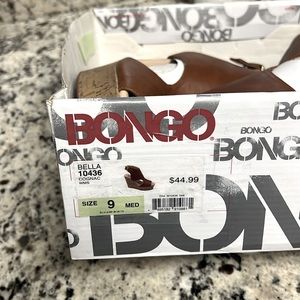 Bongo Bella Cognac Brown Wedges