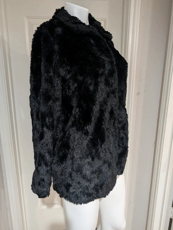 Weatherproof Vintage Faux Fur Fluffy Warm Jacket Women's Small