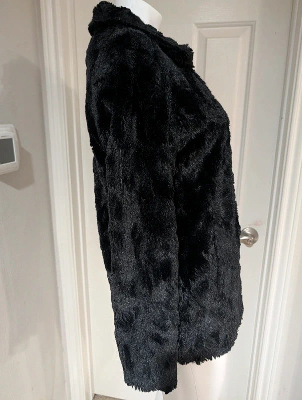 Weatherproof Vintage Faux Fur Fluffy Warm Jacket Women's Small
