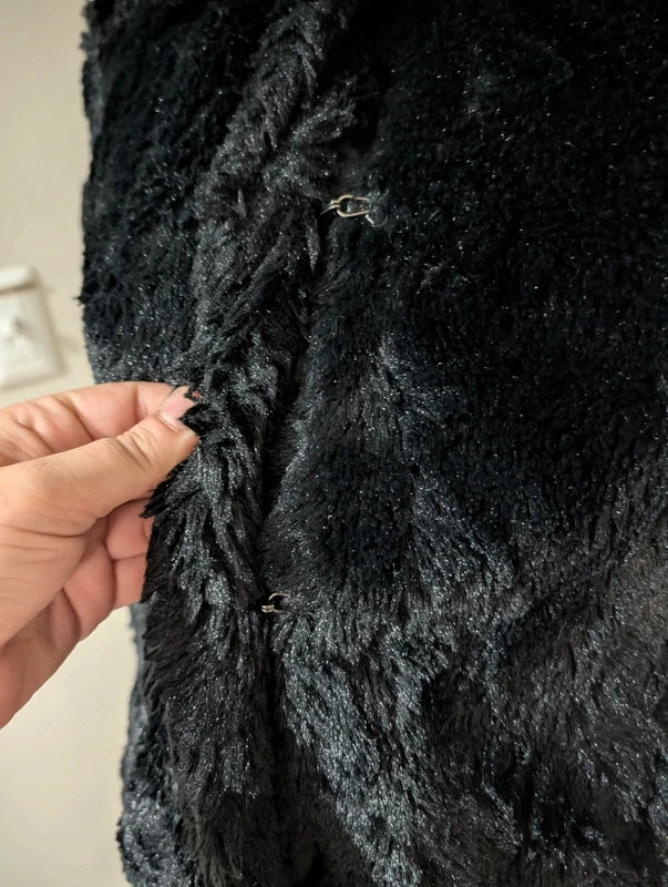 Weatherproof Vintage Faux Fur Fluffy Warm Jacket Women's Small