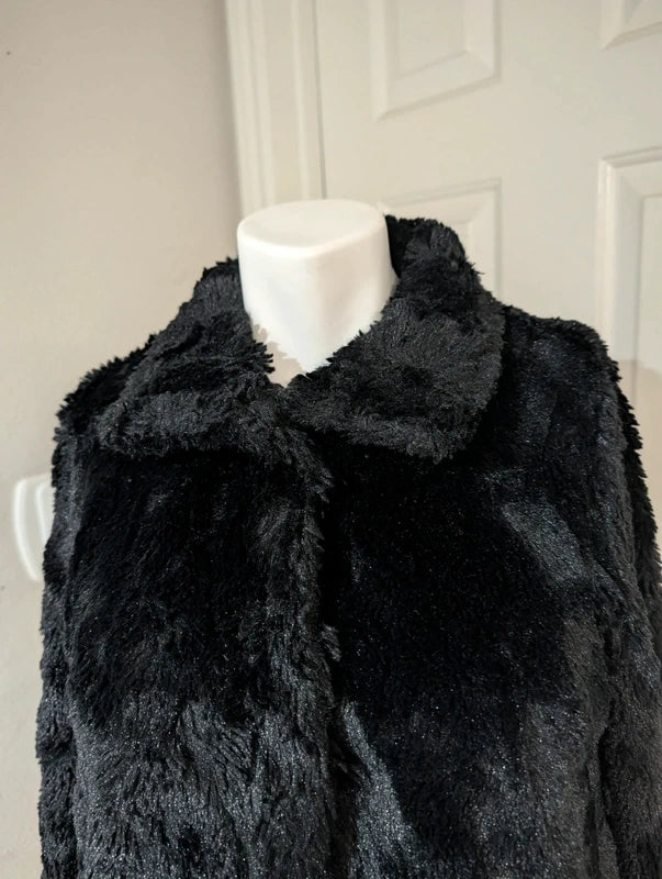 Weatherproof Vintage Faux Fur Fluffy Warm Jacket Women's Small