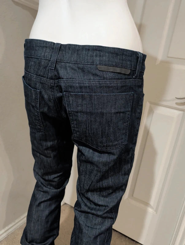 Women's Low-Rise Stella McCartney Premium Denim Straight Leg Jeans Women's W32/L