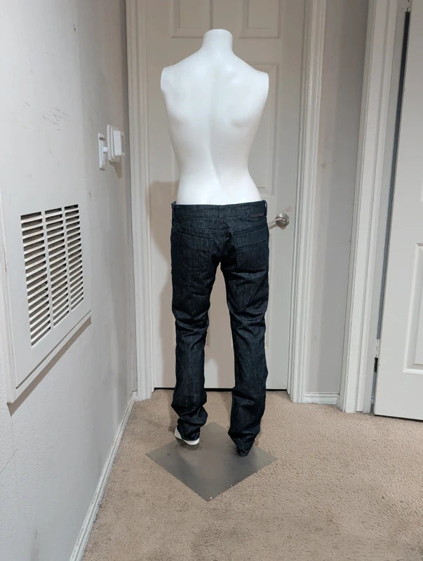 Women's Low-Rise Stella McCartney Premium Denim Straight Leg Jeans Women's W32/L