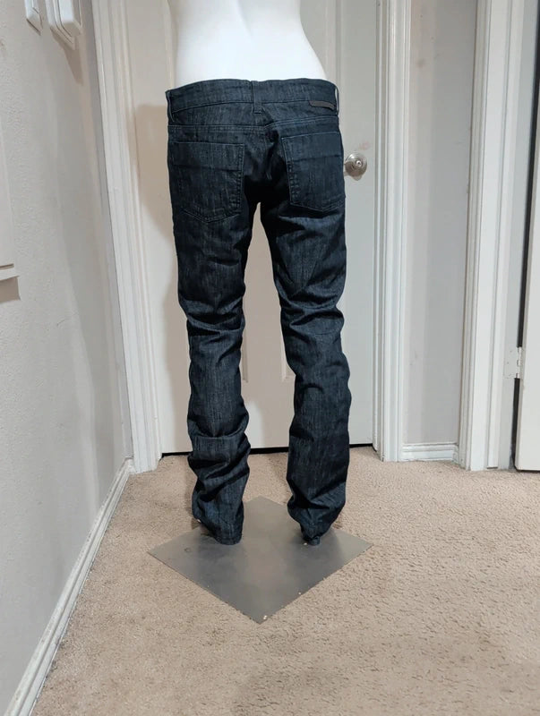 Women's Low-Rise Stella McCartney Premium Denim Straight Leg Jeans Women's W32/L