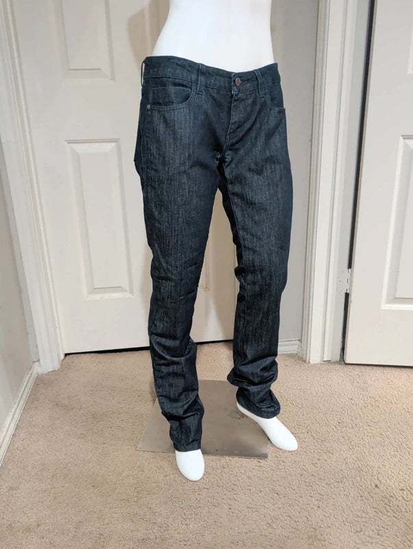 Women's Low-Rise Stella McCartney Premium Denim Straight Leg Jeans Women's W32/L