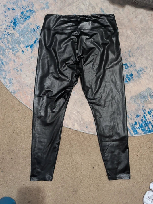 Wild Fable Shiny Black Skinny Leggings Women's XXL