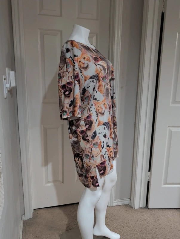 Secret Treasures Cats & Dogs Nightgown Women's 2X-3X