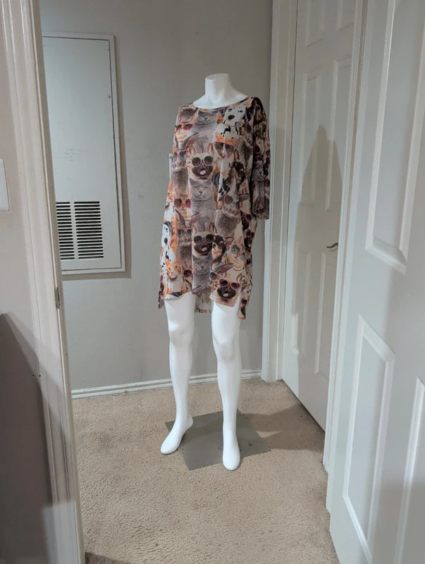 Secret Treasures Cats & Dogs Nightgown Women's 2X-3X