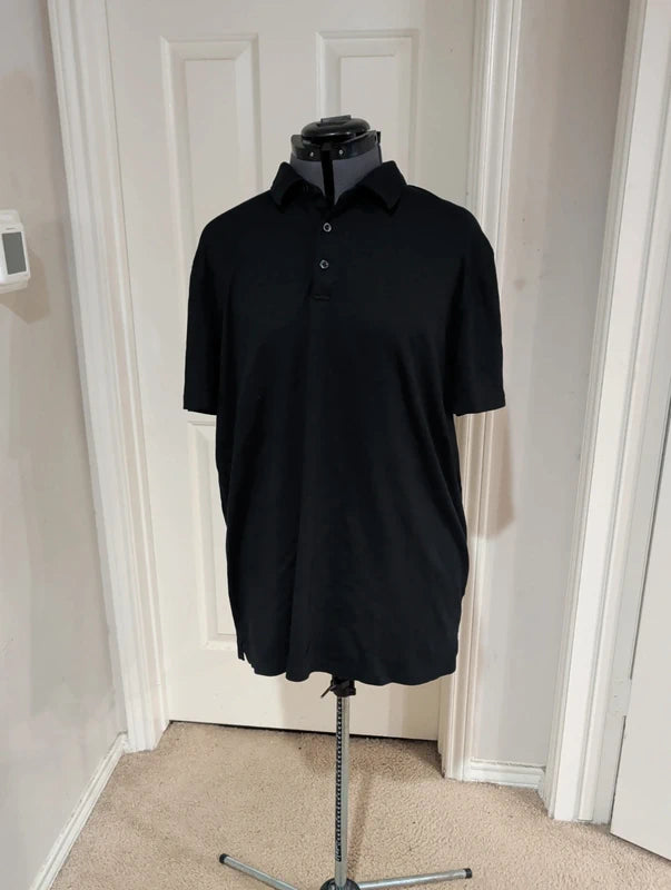 Apt. 9 Premiere Flex Men's Black Polo Shirt XL