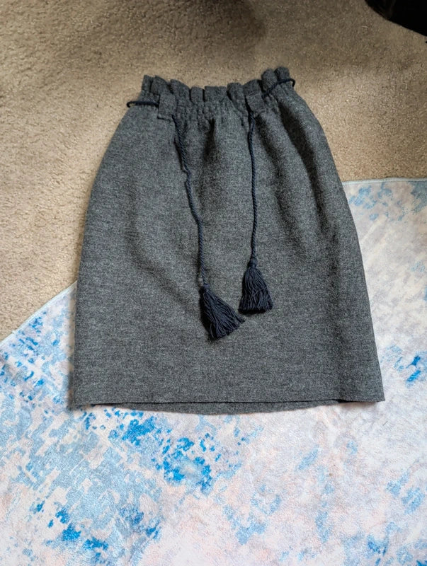 NWT Tacoto Vintage 100% Wool Midi Skirt Women's Medium