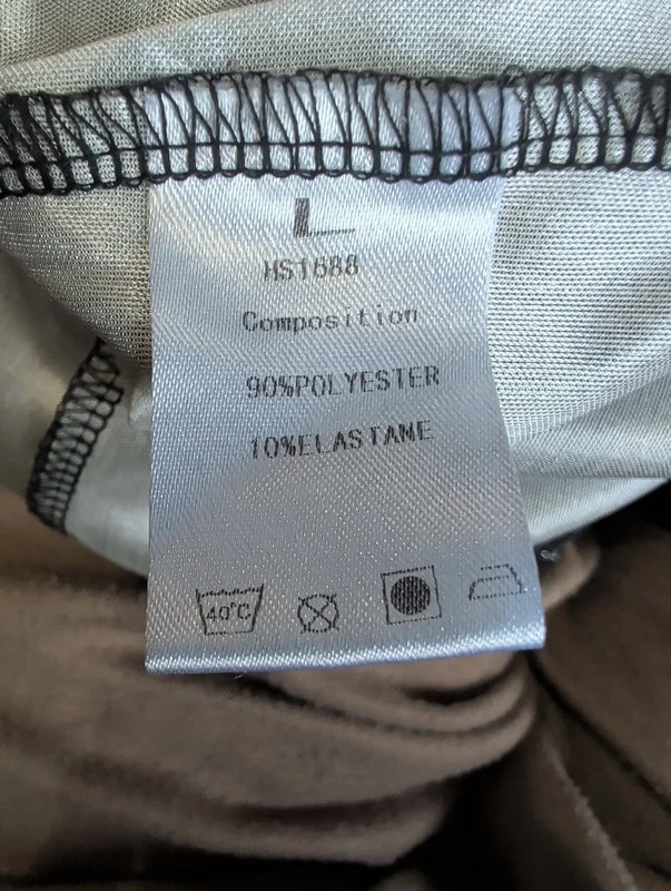 Silver & Black Tailored Stretch Mini Dress Women's Large