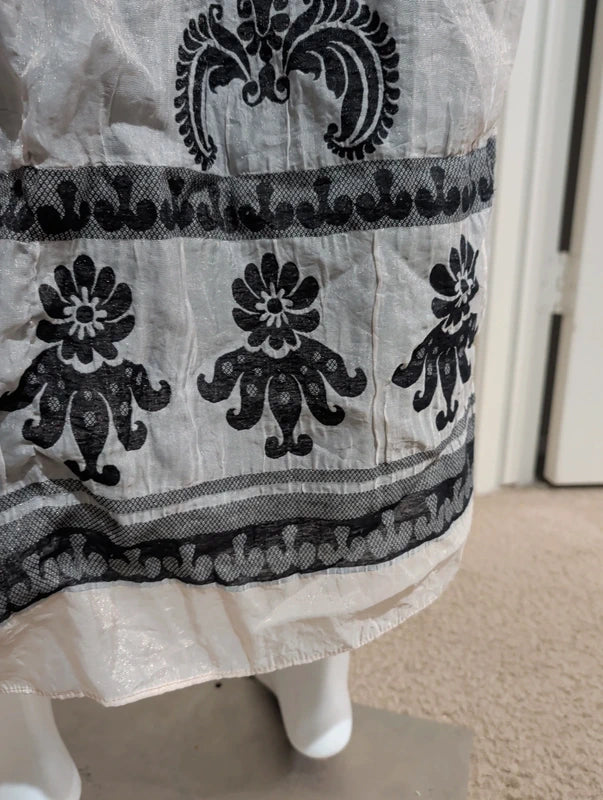 Lightweight Lapis Strapless Cocktail Maxi Dress O/S