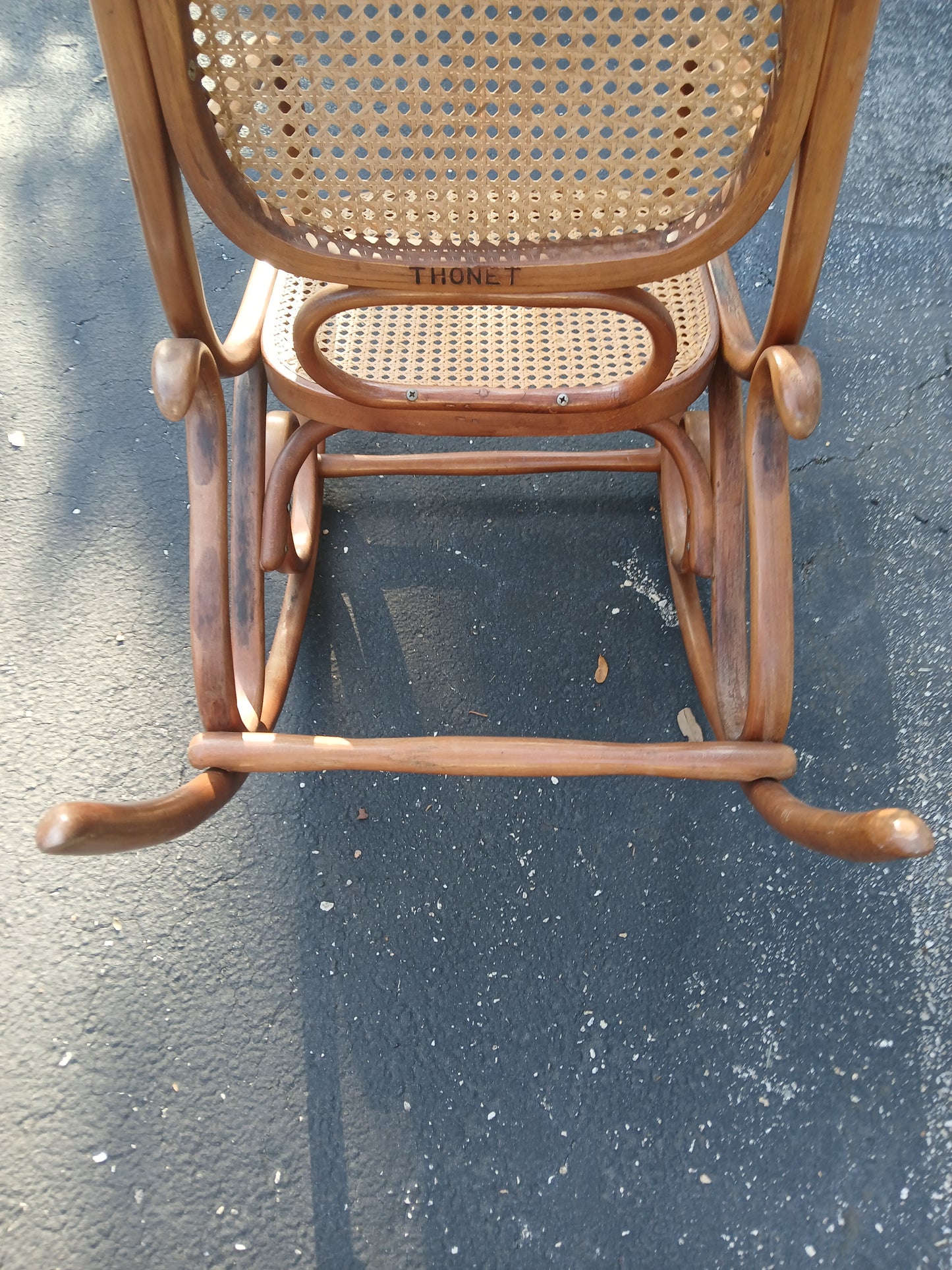 Authentic 1960's Signed Thonet Bentwood Rocking Chair