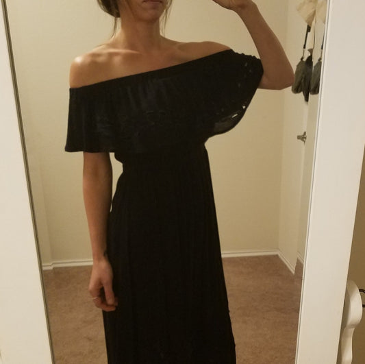 Ark & Co. Off The Shoulder Midi Dress Size S