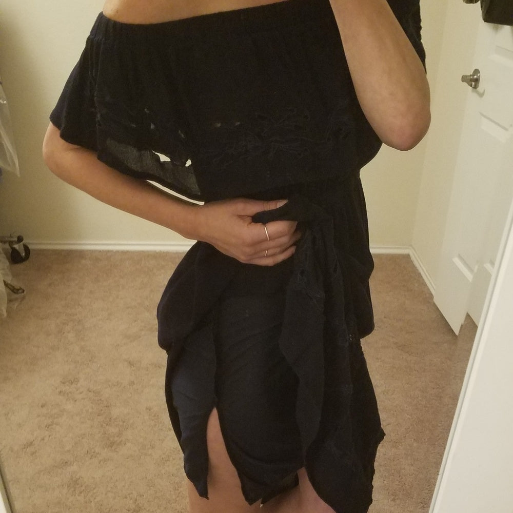 Ark & Co. Off The Shoulder Midi Dress Size S