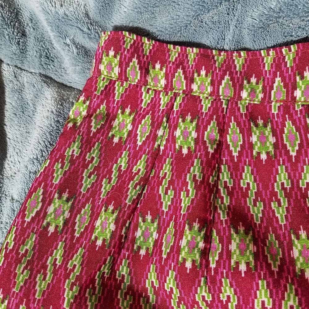 Eccentric Bold Pink Handmade Pencil Skirt size 00-2