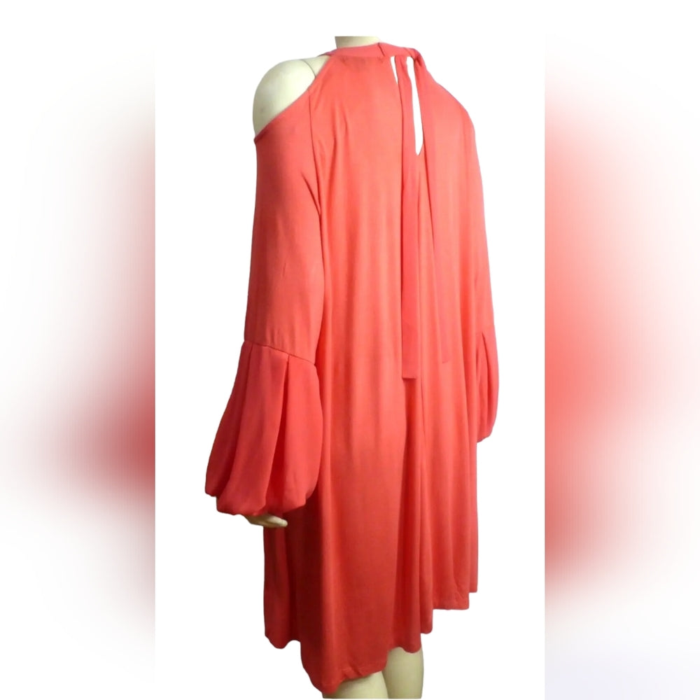 ROAMAN's NWT Pink Cold Shoulder Dress 3X