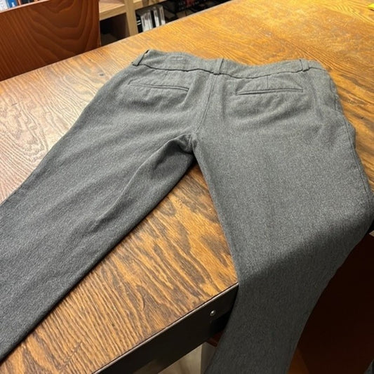 Perfect Condition Grey Stretch Cropped Slacks Size 2