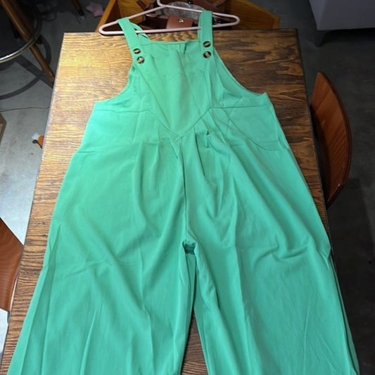 Bright Green Jumper Long Sleeveless S
