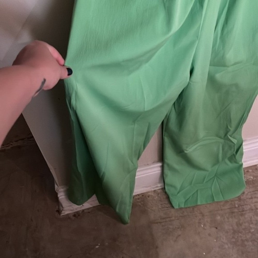 Bright Green Jumper Long Sleeveless S