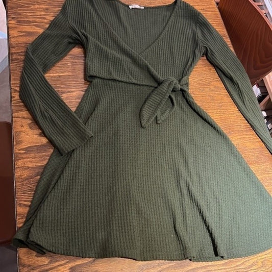 Green Wrap Dress Size S