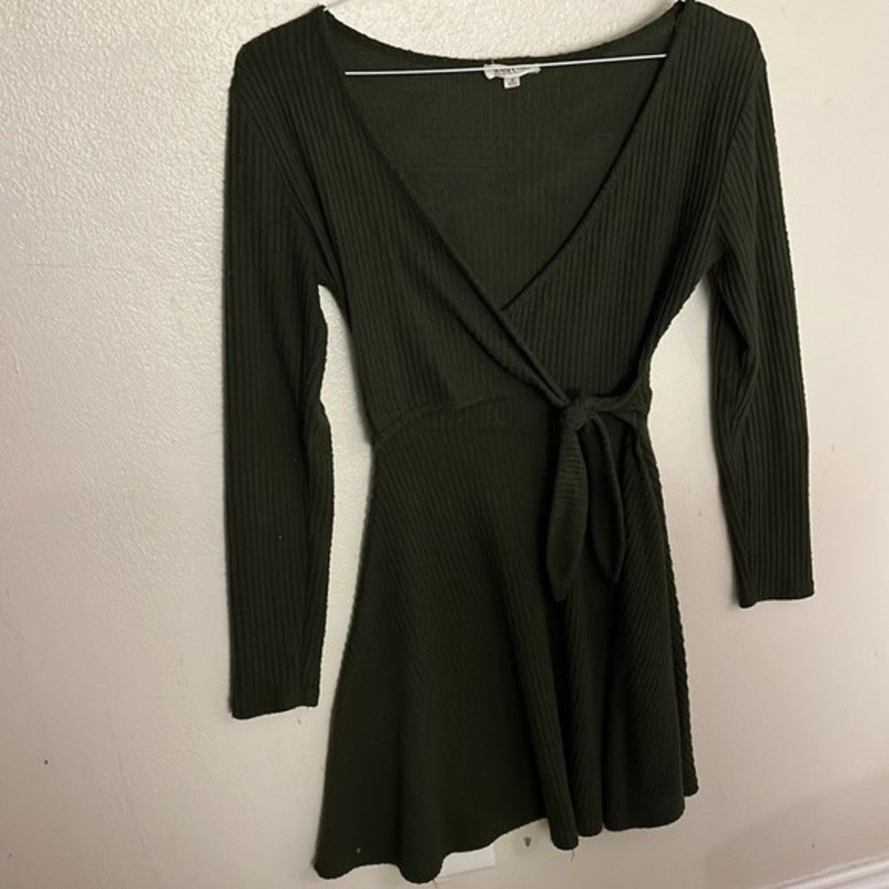 Green Wrap Dress Size S