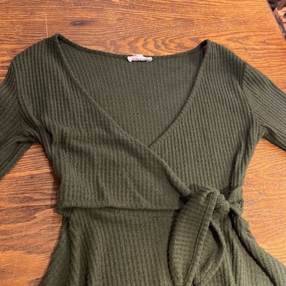 Green Wrap Dress Size S