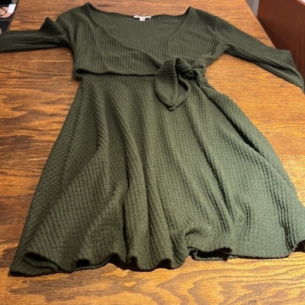 Green Wrap Dress Size S