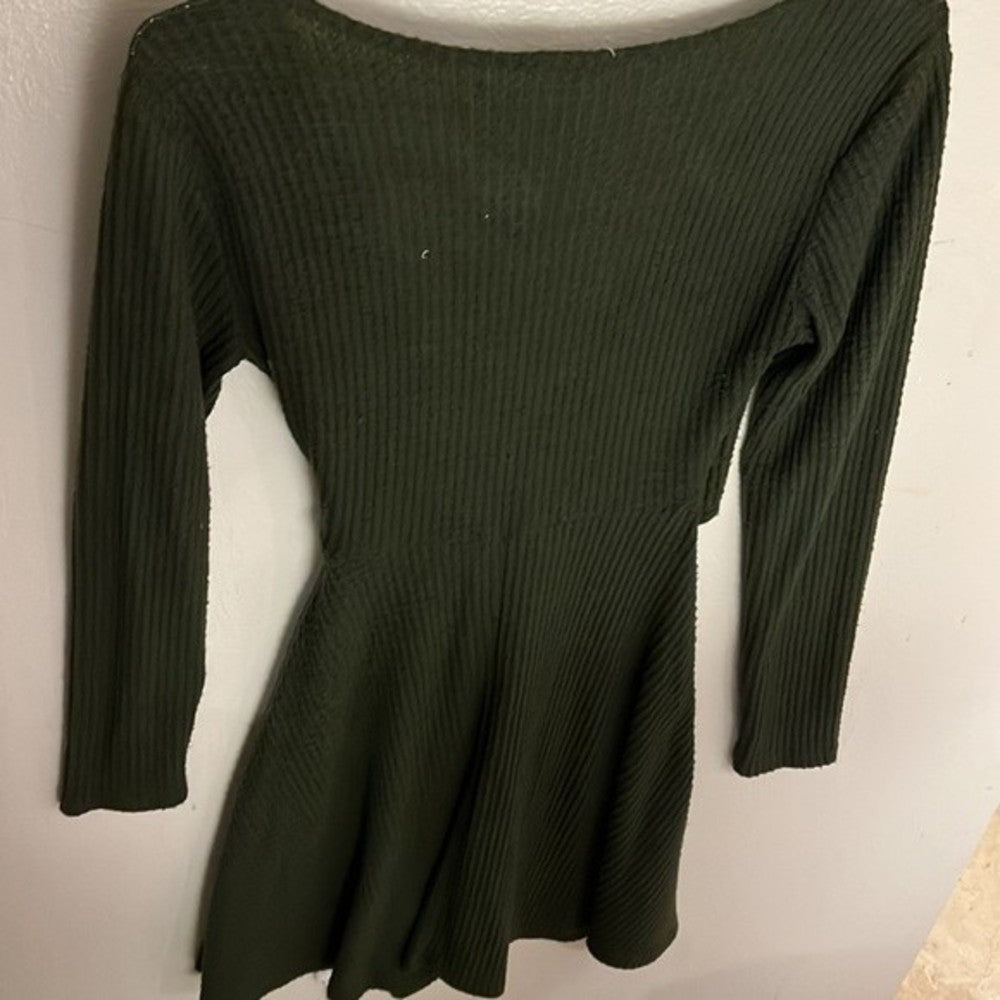 Green Wrap Dress Size S