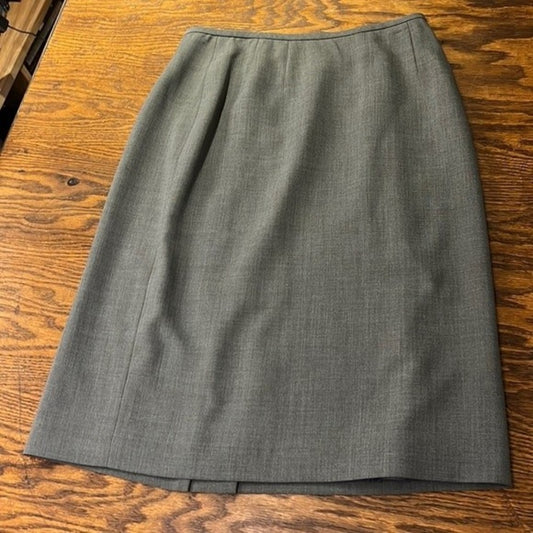 Grey Pencil Skirt Size 2P