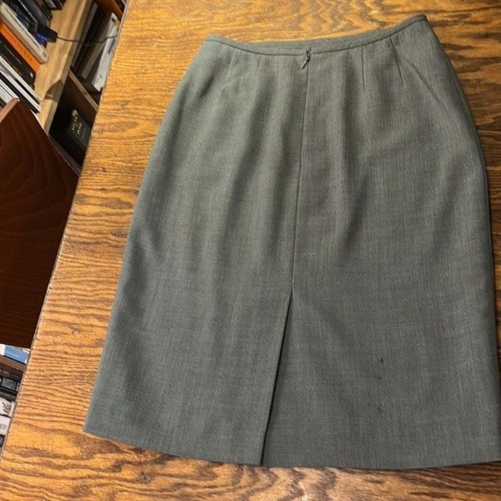 Grey Pencil Skirt Size 2P